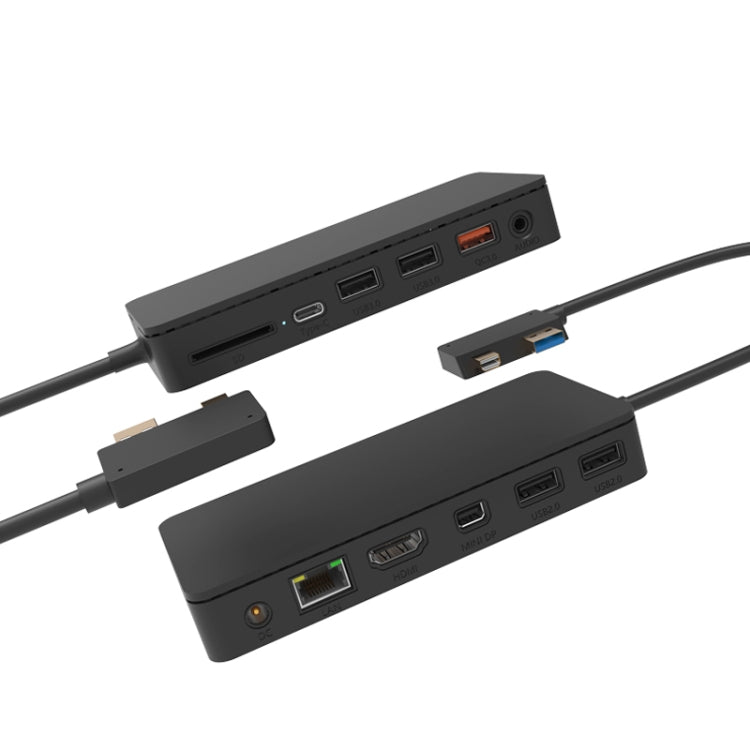 Onten OT-65002 12 in 1 Multifunctional Type-C + USB + RJ45 + HDMI Docking Station(Black) - free shipping - PMC Jewellery - Order now!