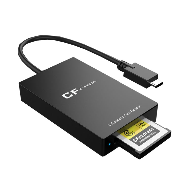 Rocketek CR315 USB3.1 Gen2 Type-C CFexpress Type B Card Reader(Black) -  by ROCKETEK | Online Shopping South Africa | PMC Jewellery | Buy Now Pay Later Mobicred