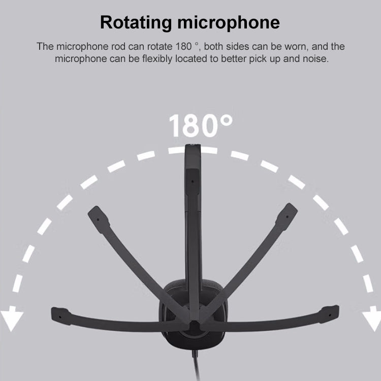 Logitech H151 Wired Headphone Single 3.5mm Earphone Gaming Headset Stereo with MIC - free shipping - PMC Jewellery - Order now!