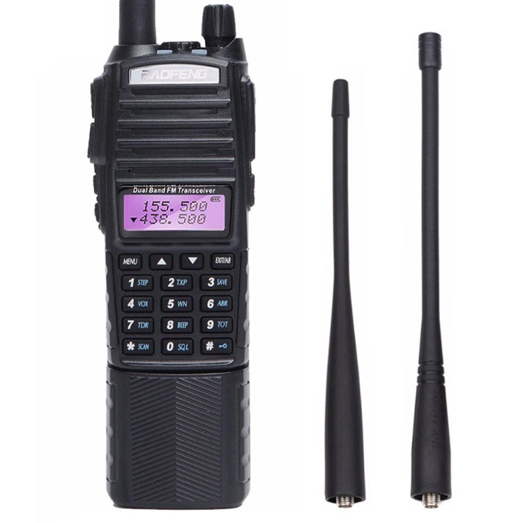 BaoFeng UV-82T Tri-Band Two-Way Radio Dual Antenna Handheld Walkie Talkie, EU Plug - Handheld Walkie Talkie by BAOFENG | Online Shopping South Africa | PMC Jewellery | Buy Now Pay Later Mobicred