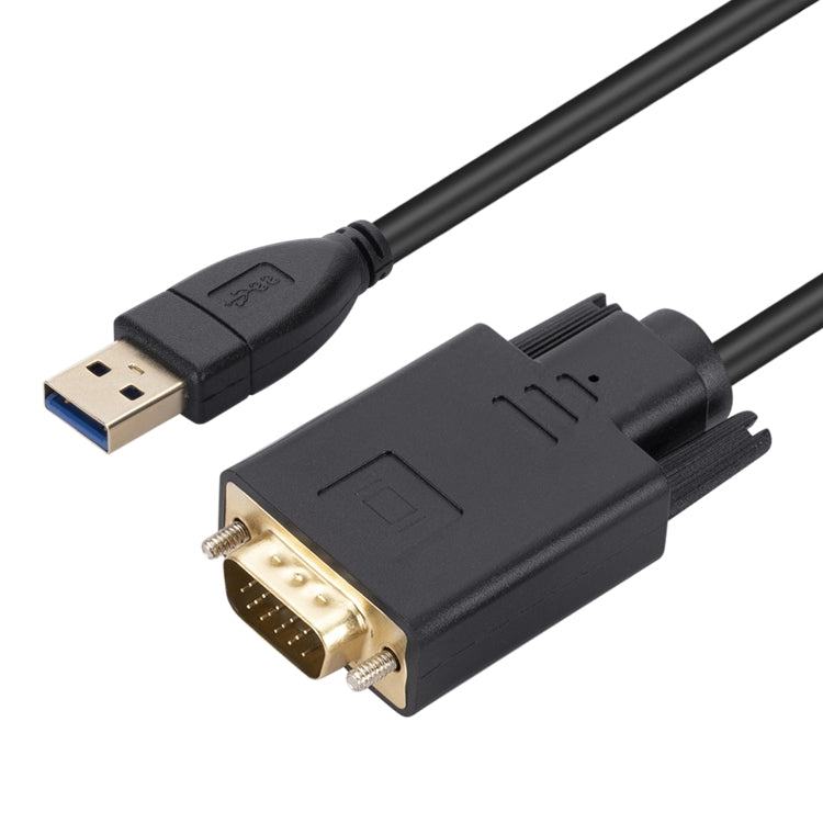 1.8m USB3.0 to VGA Converter Extension Cable - Converter by PMC TechLife | Online Shopping South Africa | PMC TechLife