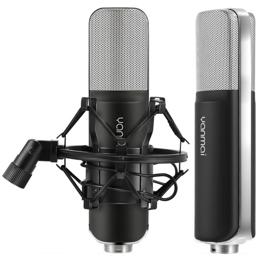 Yanmai Q8 Professional Game Condenser Sound Recording Microphone with Holder, Compatible with PC and Mac for  Live Broadcast Show, KTV, etc.(Black) - Microphone by Yanmai | Online Shopping South Africa | PMC Jewellery | Buy Now Pay Later Mobicred