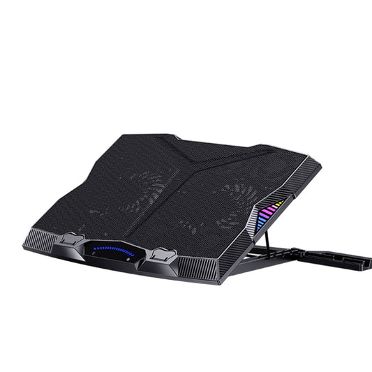 Benks SR08 Notebook Computer Cooling Fan Pad Desktop Laptop Riser Stand with LED Light - Cooling Pads by Benks | Online Shopping South Africa | PMC Jewellery | Buy Now Pay Later Mobicred