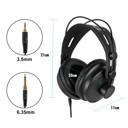 Yanmai D68 Recording Monitor Headphone (Black Gold) - Multimedia Headset by Yanmai | Online Shopping South Africa | PMC Jewellery | Buy Now Pay Later Mobicred