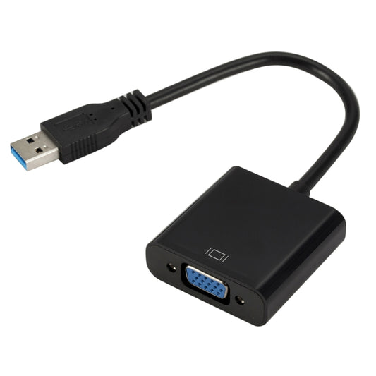 External Graphics Card Converter Cable USB3.0 to VGA, Resolution: 1080P(Black) - Converter by PMC Jewellery | Online Shopping South Africa | PMC Jewellery | Buy Now Pay Later Mobicred