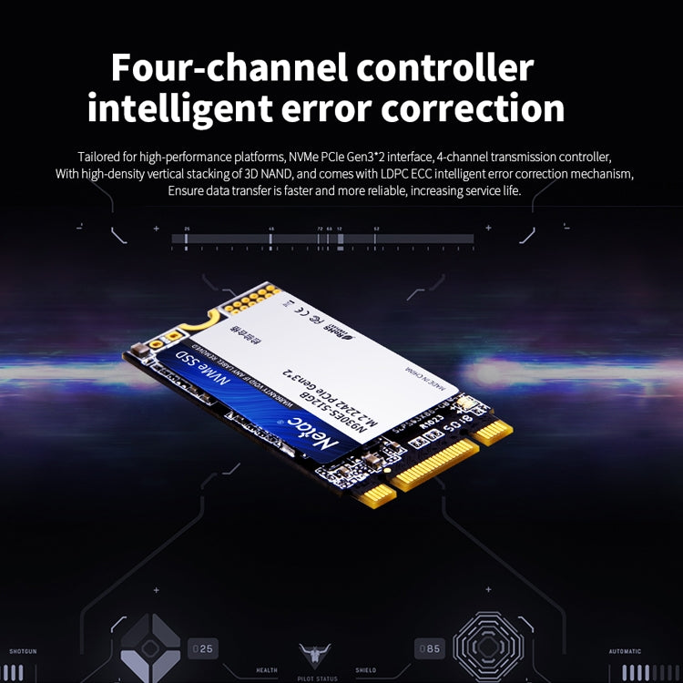 Netac N930ES 512GB M.2 2242 PCIe Gen3x2 Solid State Drive - free shipping - PMC Jewellery - Order now!