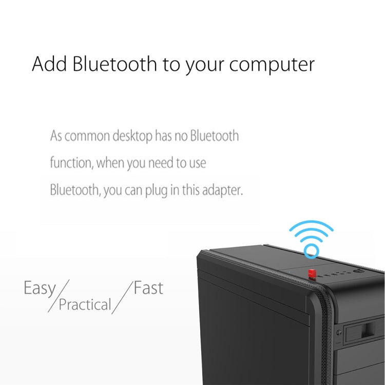 ORICO BTA-403 3Mbps Transfer Speed USB Bluetooth 4.0 Adapter(Black) - Bluetooth Dongle by ORICO | Online Shopping South Africa | PMC TechLife | Buy Now Pay Later Mobicred
