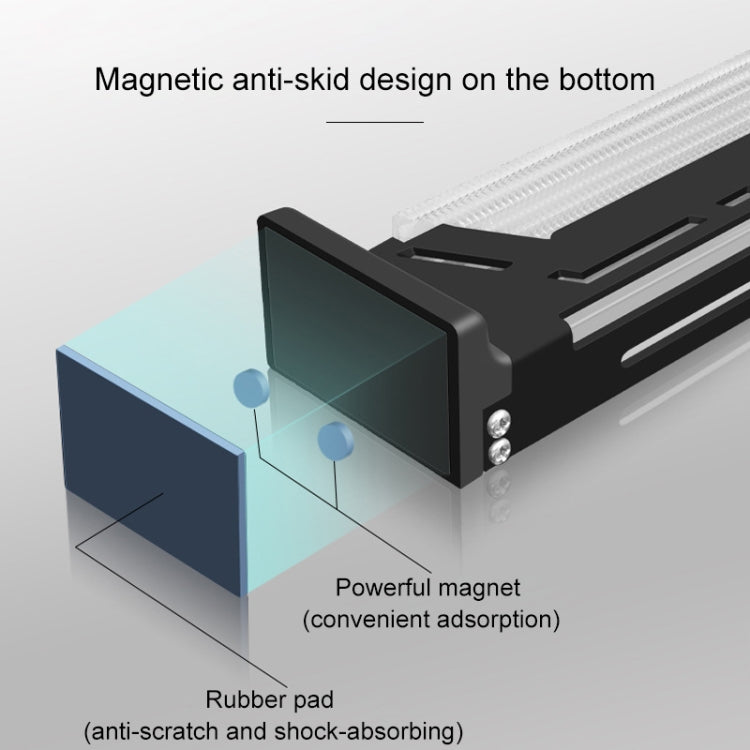 COOLMOON CM-GH2 5V ARGB GPU Holder (Black) - Caddies & Enclosures by COOLMOON | Online Shopping South Africa | PMC TechLife