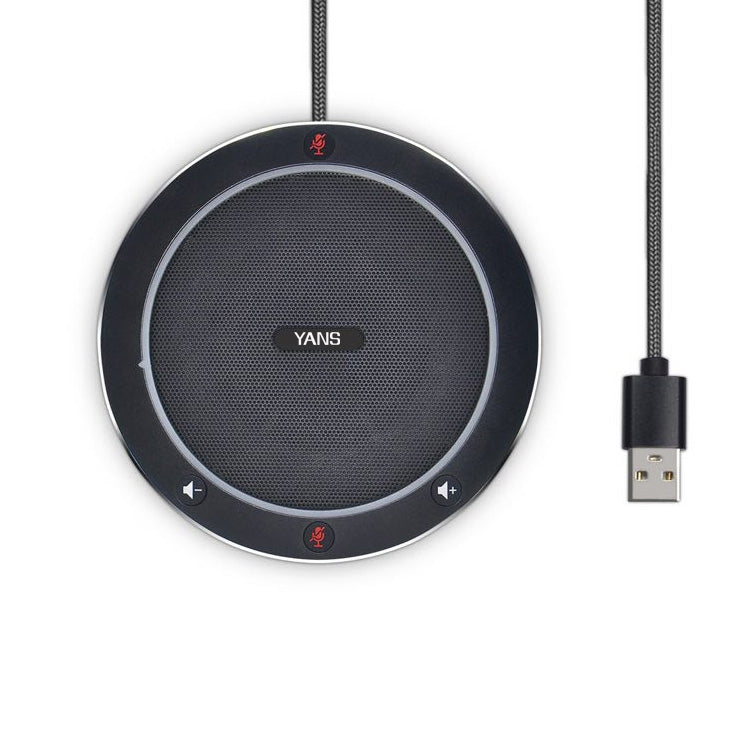 YANS YS-M61 USB Mini Port Video Conference Omnidirectional Microphone (Black) - free shipping - PMC Jewellery - Order now!