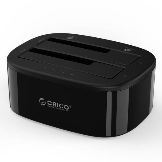 ORICO 6228US3-C 1 to 1 Clone 2 Bay USB 3.0 Type-B to SATA External Storage Hard Drive Dock for 2.5 inch / 3.5 inch SATA HDD / SSD - HDD Enclosure by ORICO | Online Shopping South Africa | PMC Jewellery | Buy Now Pay Later Mobicred