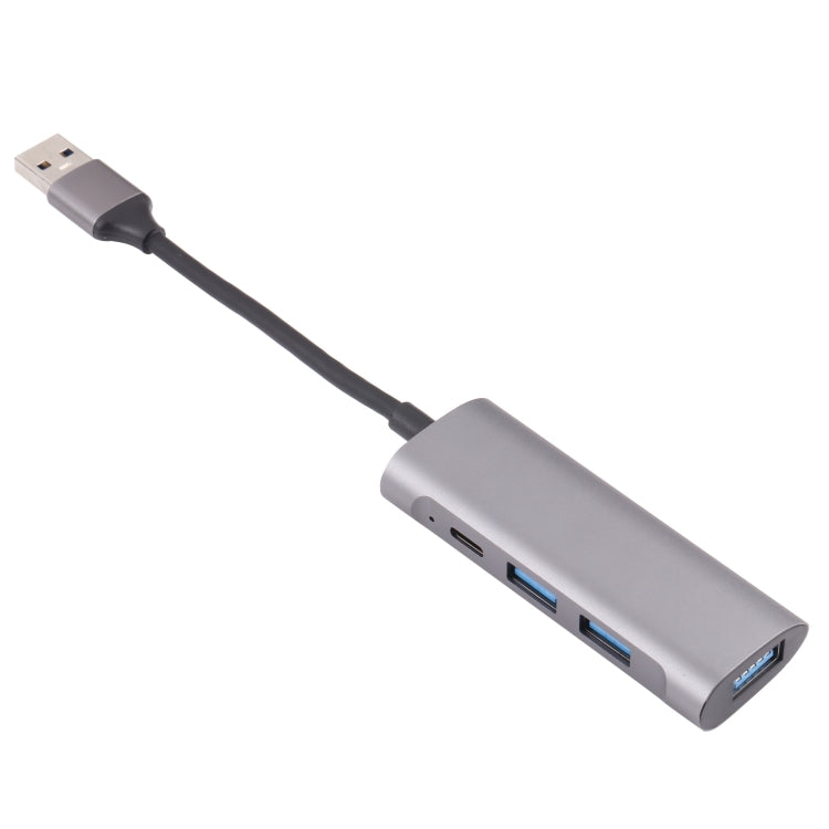 U-811 4 in 1 USB 3.0 to 3 USB 3.0 + USB-C / Type-C Ports HUB Docking Station - USB 3.0 HUB by PMC TechLife | Online Shopping South Africa | PMC TechLife | Buy Now Pay Later Mobicred