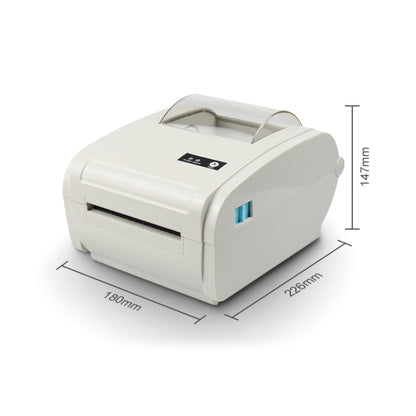 POS-9210 110mm USB POS Receipt Thermal Printer Express Delivery Barcode Label Printer, UK Plug(White) - Printer by PMC Jewellery | Online Shopping South Africa | PMC Jewellery | Buy Now Pay Later Mobicred