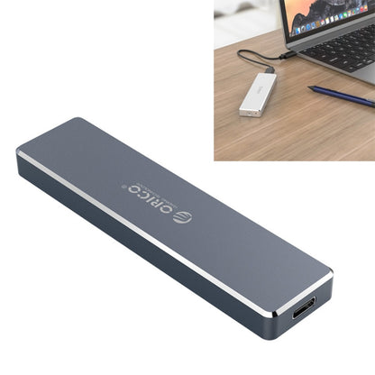 ORICO PCM2-C3 M.2 M-Key to USB 3.1 Gen2 USB-C / Type-C Push-top Solid State Drive Enclosure, The Maximum Support Capacity: 2TB(Grey) - HDD Enclosure by ORICO | Online Shopping South Africa | PMC Jewellery | Buy Now Pay Later Mobicred