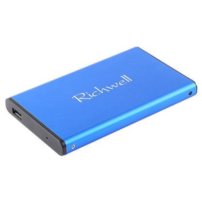 Richwell SATA R2-SATA-160GB 160GB 2.5 inch USB3.0 Super Speed Interface Mobile Hard Disk Drive(Blue) - External Hard Drives by Richwell | Online Shopping South Africa | PMC Jewellery | Buy Now Pay Later Mobicred