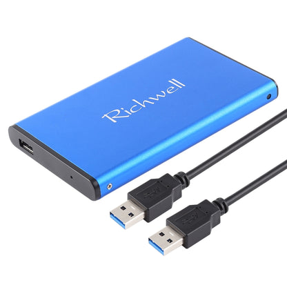 Richwell SATA R2-SATA-250GB 250GB 2.5 inch USB3.0 Super Speed Interface Mobile Hard Disk Drive(Blue) - External Hard Drives by Richwell | Online Shopping South Africa | PMC Jewellery | Buy Now Pay Later Mobicred