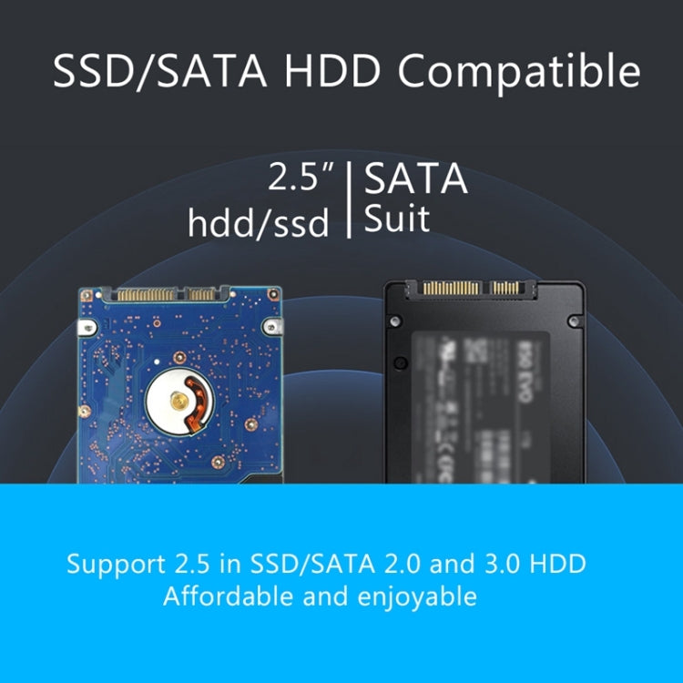 Richwell SATA R23-SATA-2TB 2TB 2.5 inch USB3.0 Interface Mobile Hard Disk Drive(Black) - free shipping - PMC Jewellery - Order now!