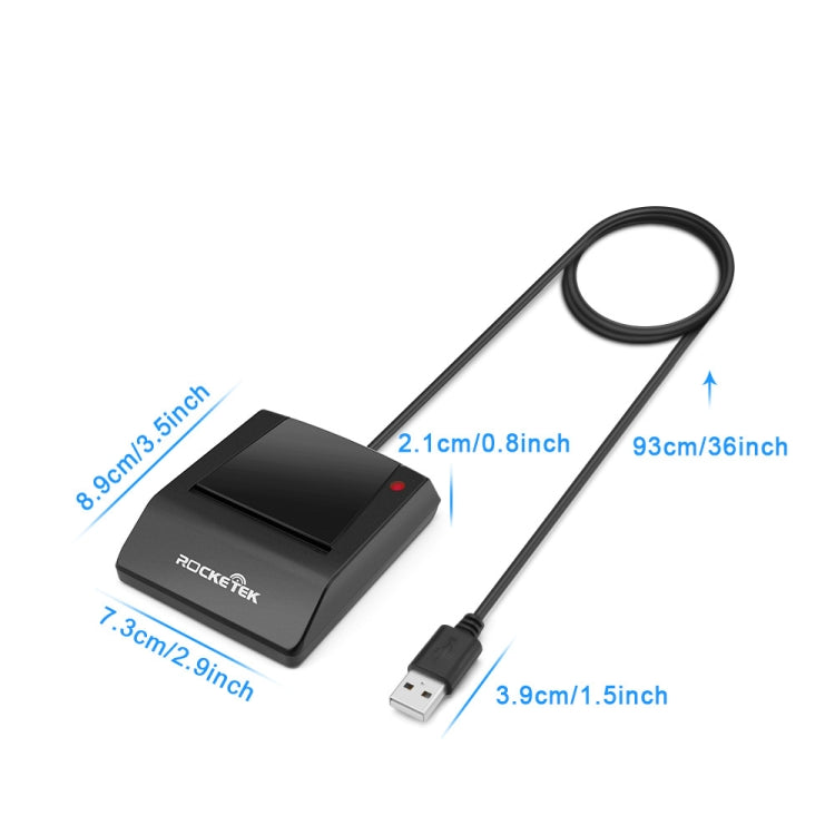 ROCKETEK RT-SCR4 CAC IC SIM Chip Smart Card Reader -  by ROCKETEK | Online Shopping South Africa | PMC Jewellery | Buy Now Pay Later Mobicred