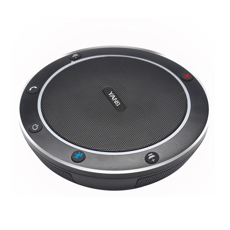 YANS YS-M61Y Video Conference Bluetooth Omnidirectional Microphone(Black) - free shipping - PMC TechLife - Order now!