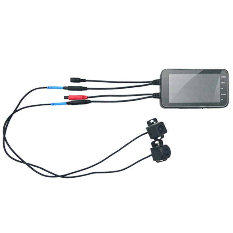 4 inch HD WIFI Dual Lens 1080P Waterproof Motorcycle Driving Recorder - Electrical Instruments by PMC Jewellery | Online Shopping South Africa | PMC Jewellery | Buy Now Pay Later Mobicred