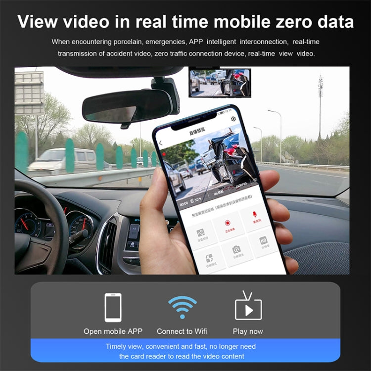 X11 1080P HD Night Vision WiFi Car Driving Recorder Support Mobile APP - Car DVRs by PMC TechLife | Online Shopping South Africa | PMC TechLife | Buy Now Pay Later Mobicred