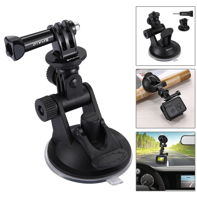 PULUZ 20 in 1 Accessories Combo Kit with Camouflage EVA Case (Chest Strap + Head Strap + Suction Cup Mount + 3-Way Pivot Arm + J-Hook Buckles + Extendable Monopod + Tripod Adapter + Bobber Hand Grip + ... ce Pro, DJI Osmo Action 4 and Other Action Cameras -  by PULUZ | Online Shopping South Africa | PMC Jewellery | Buy Now Pay Later Mobicred