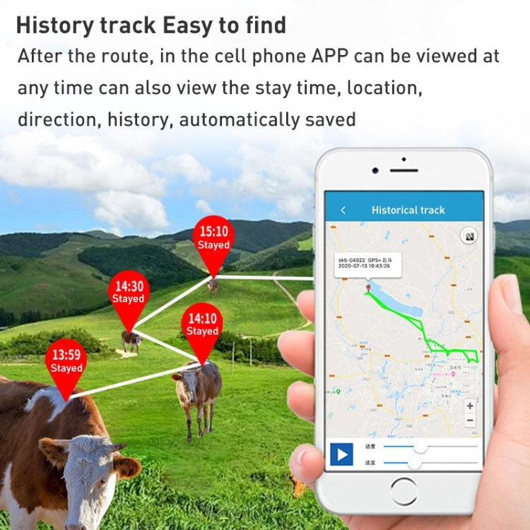 4G Asia Version Intelligent Waterproof GPS Pet Tracker Solar Energy Cattle Sheep Position Locator - Pet Tracker by PMC Jewellery | Online Shopping South Africa | PMC Jewellery | Buy Now Pay Later Mobicred