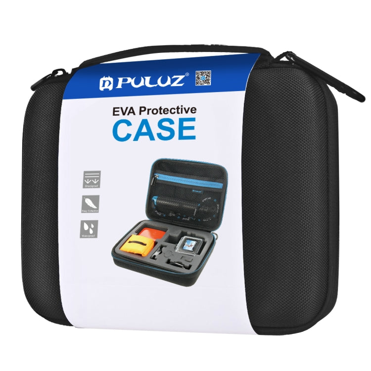 PULUZ Waterproof Carrying and Travel Case for for GoPro Hero12 Black / Hero11 /10 /9 /8 /7 /6 /5, Insta360 Ace / Ace Pro, DJI Osmo Action 4 and Other Action Cameras Accessories, Medium Size: 23cm x 17cm x 7cm - Carry Cases by PULUZ | Online Shopping South Africa | PMC Jewellery | Buy Now Pay Later Mobicred
