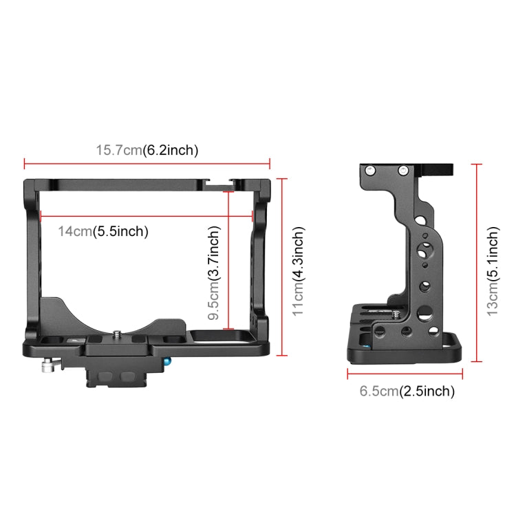PULUZ Video Camera Cage Filmmaking Rig for Nikon Z6 / Z7(Black) - Camera Cage by PULUZ | Online Shopping South Africa | PMC TechLife | Buy Now Pay Later Mobicred