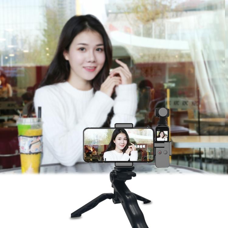 PULUZ Smartphone Fixing Clamp 1/4 inch Holder Mount Bracket for DJI OSMO Pocket / Pocket 2 - free shipping - PMC TechLife - Order now!