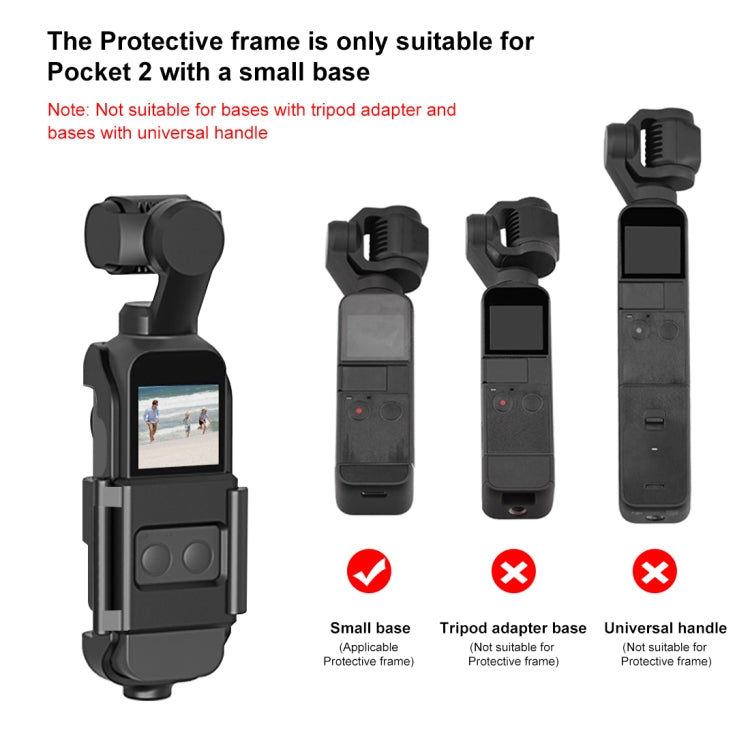 PULUZ  Housing Shell Protective Cover Bracket Frame for DJI OSMO Pocket / Pocket  2 - free shipping - PMC TechLife - Order now!