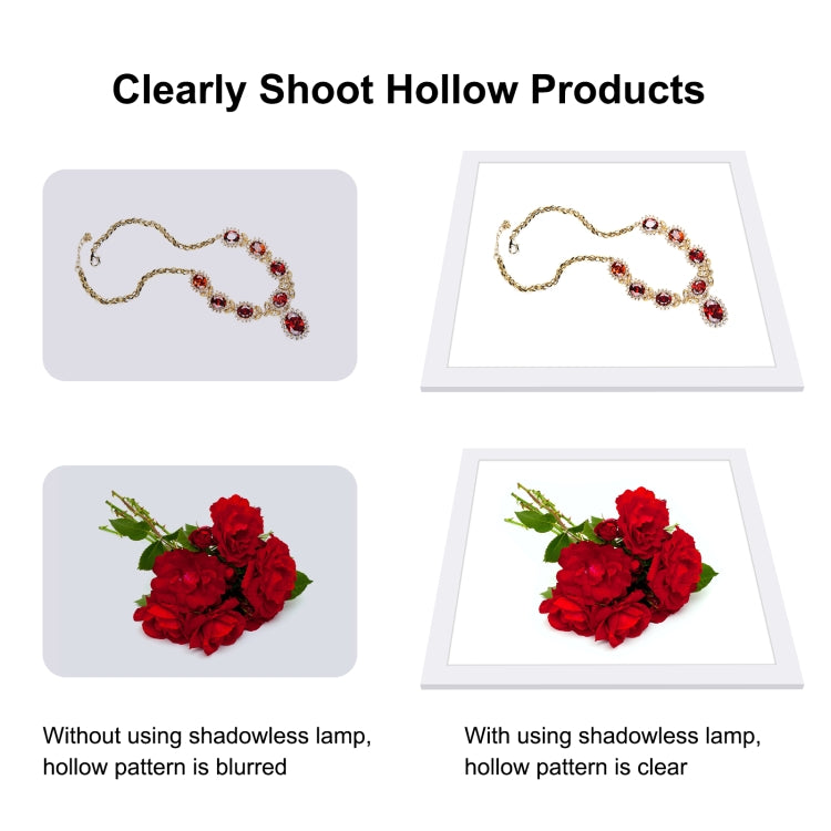 PULUZ 1000LM LED Acrylic No Polar Dimming Shadowless Light Pad with Switch for 40cm Photo Studio Box(EU Plug) - free shipping - PMC TechLife - Order now!