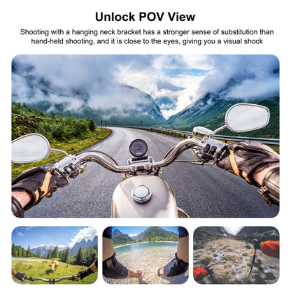 PULUZ Magnetic Silicone Collar Bracket POV View Mount with Phone Clamp for GoPro Action Cameras / Phones (Black) - Holder by PULUZ | Online Shopping South Africa | PMC Jewellery | Buy Now Pay Later Mobicred