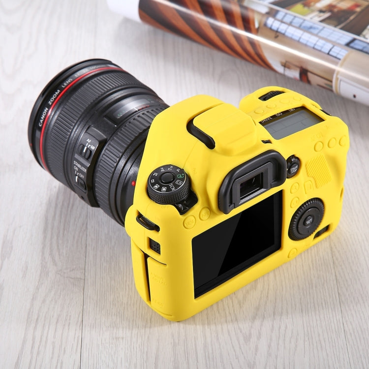 PULUZ Soft Silicone Protective Case for Canon EOS 6D(Yellow) - Protective Case by PULUZ | Online Shopping South Africa | PMC Jewellery | Buy Now Pay Later Mobicred