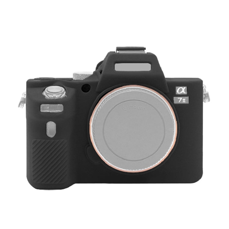 PULUZ Soft Silicone Protective Case for Sony ILCE-7MII / 7SMII / 7RMII(Black) - free shipping - PMC TechLife - Order now!