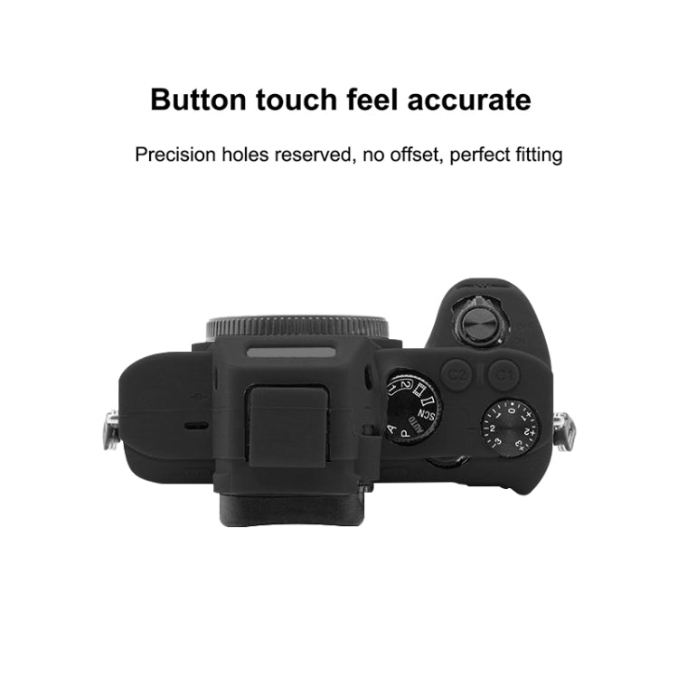 PULUZ Soft Silicone Protective Case for Sony ILCE-7MII / 7SMII / 7RMII(Black) - free shipping - PMC TechLife - Order now!
