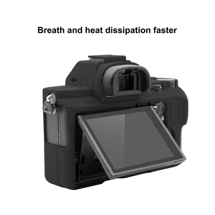 PULUZ Soft Silicone Protective Case for Sony ILCE-7MII / 7SMII / 7RMII(Black) - free shipping - PMC TechLife - Order now!