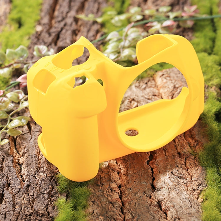 PULUZ Soft Silicone Protective Case for Canon EOS 650D / 700D(Yellow) - Protective Case by PULUZ | Online Shopping South Africa | PMC TechLife | Buy Now Pay Later Mobicred