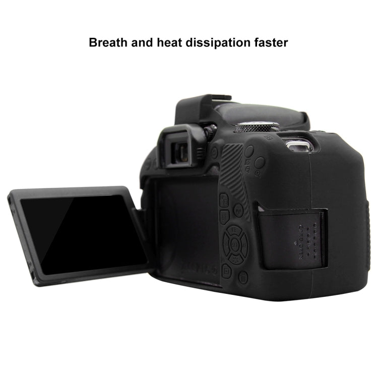 PULUZ Soft Silicone Protective Case for Canon EOS 800D(Black) - free shipping - PMC TechLife - Order now!