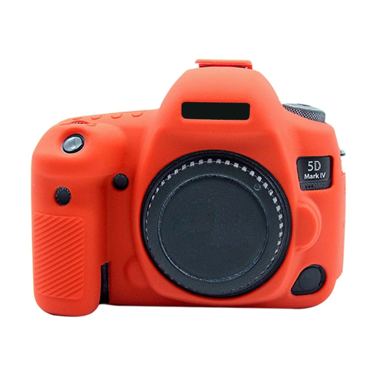 PULUZ Soft Silicone Protective Case for Canon EOS 5D Mark IV(Red) - Protective Case by PULUZ | Online Shopping South Africa | PMC TechLife | Buy Now Pay Later Mobicred