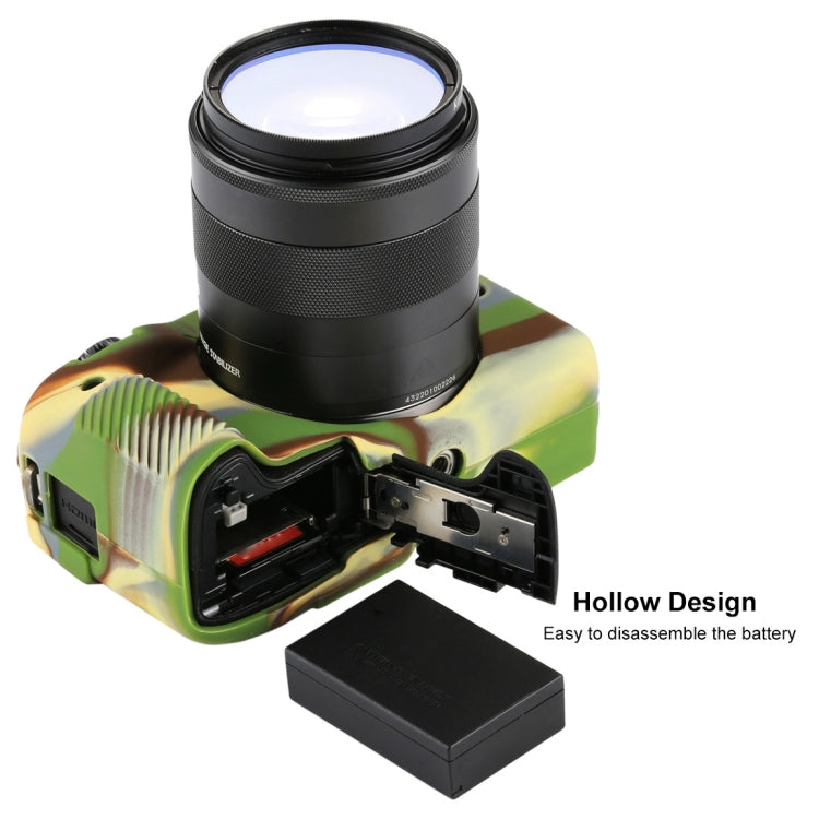 PULUZ Soft Silicone Protective Case for Canon EOS M3(Camouflage) - free shipping - PMC TechLife - Order now!