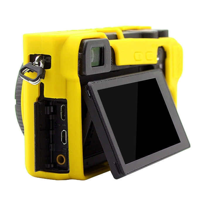 PULUZ Soft Silicone Protective Case for Sony ILCE-6500(Yellow) - Protective Case by PULUZ | Online Shopping South Africa | PMC Jewellery | Buy Now Pay Later Mobicred