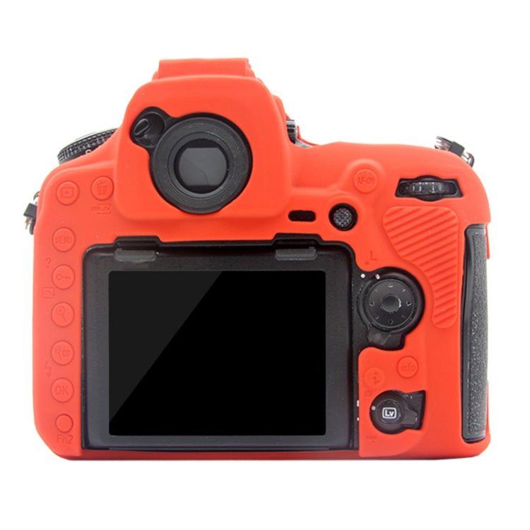 PULUZ Soft Silicone Protective Case for Nikon D850(Red) - Protective Case by PULUZ | Online Shopping South Africa | PMC Jewellery | Buy Now Pay Later Mobicred