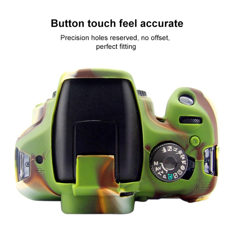 PULUZ Soft Silicone Protective Case for Canon EOS 1300D / 1500D(Camouflage) - Protective Case by PULUZ | Online Shopping South Africa | PMC TechLife | Buy Now Pay Later Mobicred
