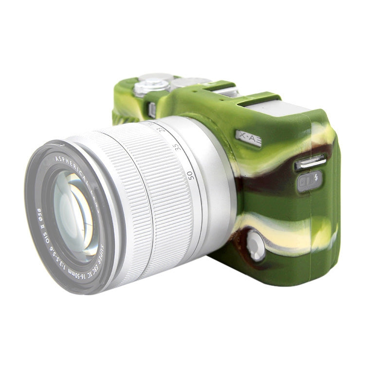 PULUZ Soft Silicone Protective Case for FUJIFILM X-A3 / X-A10(Camouflage) - Protective Case by PULUZ | Online Shopping South Africa | PMC Jewellery | Buy Now Pay Later Mobicred