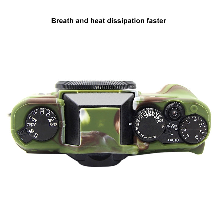 PULUZ Soft Silicone Protective Case for FUJIFILM XT10(Camouflage) - Protective Case by PULUZ | Online Shopping South Africa | PMC TechLife | Buy Now Pay Later Mobicred