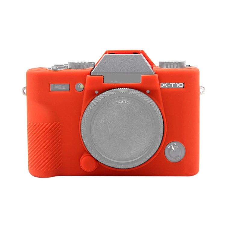 PULUZ Soft Silicone Protective Case for FUJIFILM XT10(Red) - free shipping - PMC TechLife - Order now!