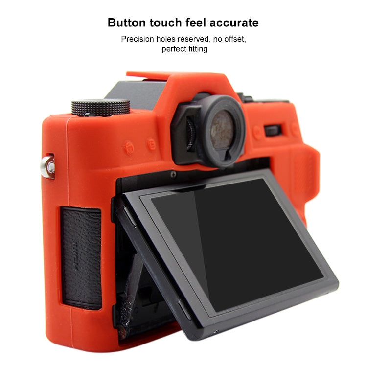 PULUZ Soft Silicone Protective Case for FUJIFILM XT10(Red) - free shipping - PMC TechLife - Order now!