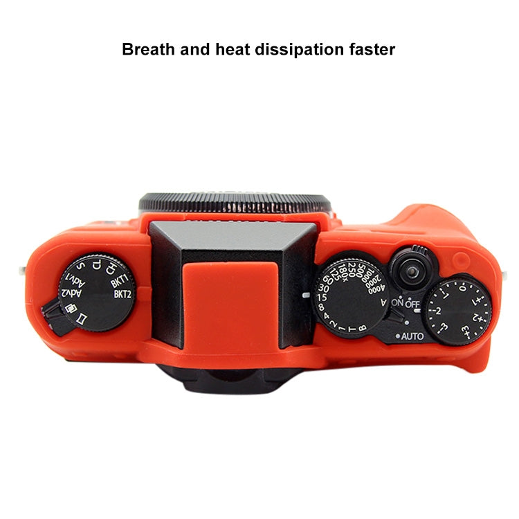 PULUZ Soft Silicone Protective Case for FUJIFILM XT10(Red) - free shipping - PMC TechLife - Order now!