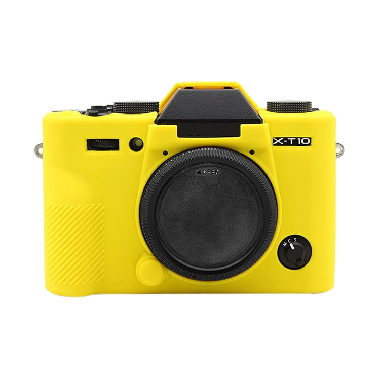 PULUZ Soft Silicone Protective Case for FUJIFILM XT10(Yellow) - Protective Case by PULUZ | Online Shopping South Africa | PMC TechLife | Buy Now Pay Later Mobicred