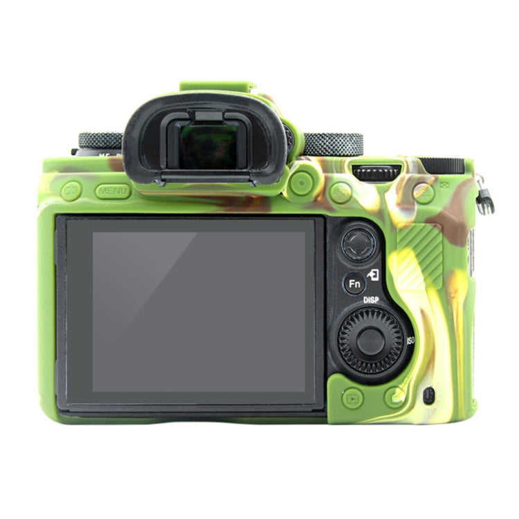 PULUZ Soft Silicone Protective Case for Sony A9 (ILCE-9) / A7 III/ A7R  III(Camouflage) - Protective Case by PULUZ | Online Shopping South Africa | PMC Jewellery | Buy Now Pay Later Mobicred